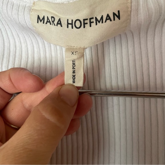 Mara Hoffman Janet Bodysuit Ribbed Knit Organic Cotton Size XS - Picture 3 of 6